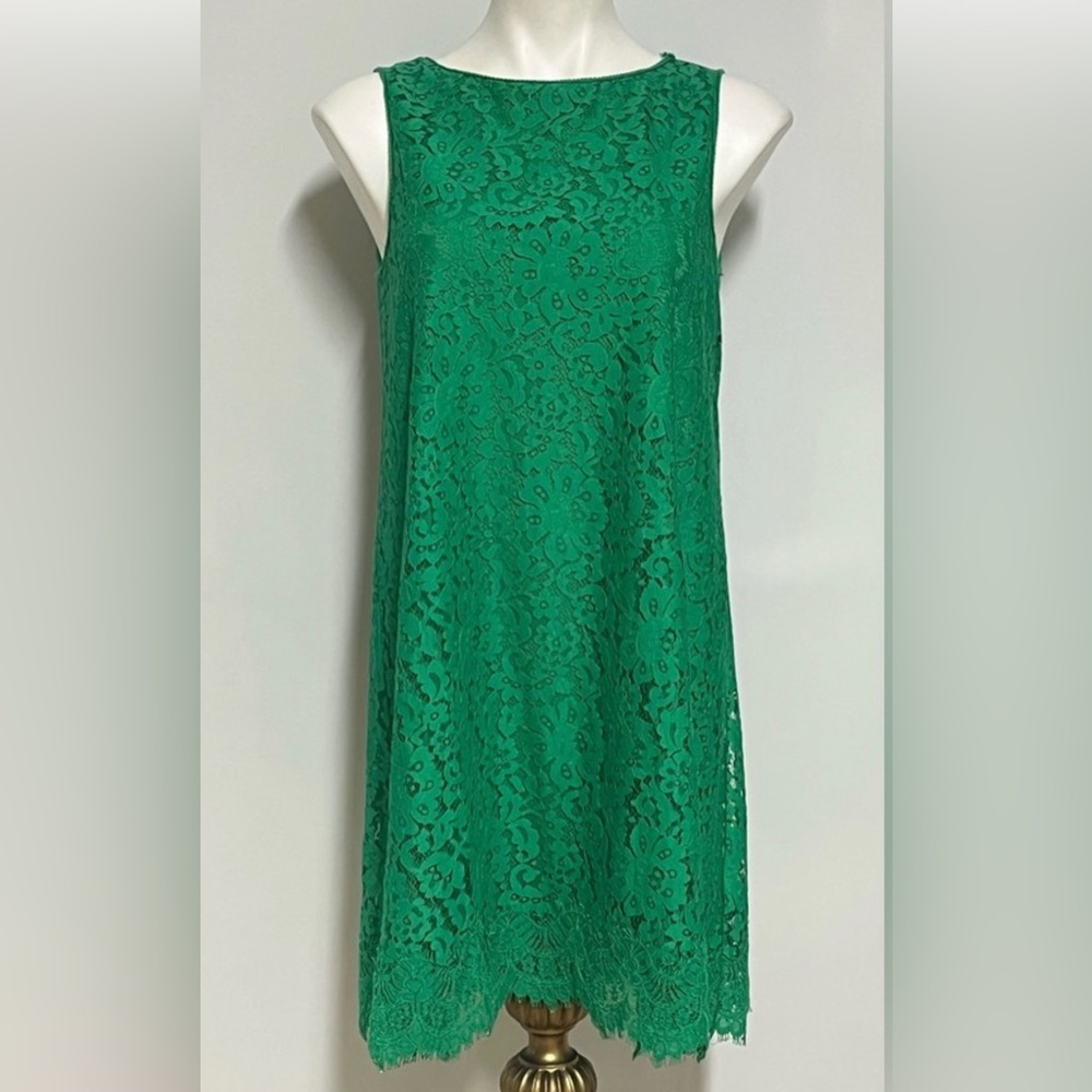 Max Studio Green Lace Mini Dress Size XS